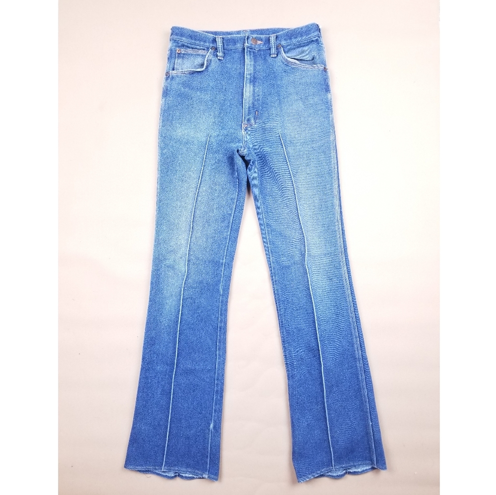 VTG 90's 80's Wrangler Slim Fit Flares Medium Wash